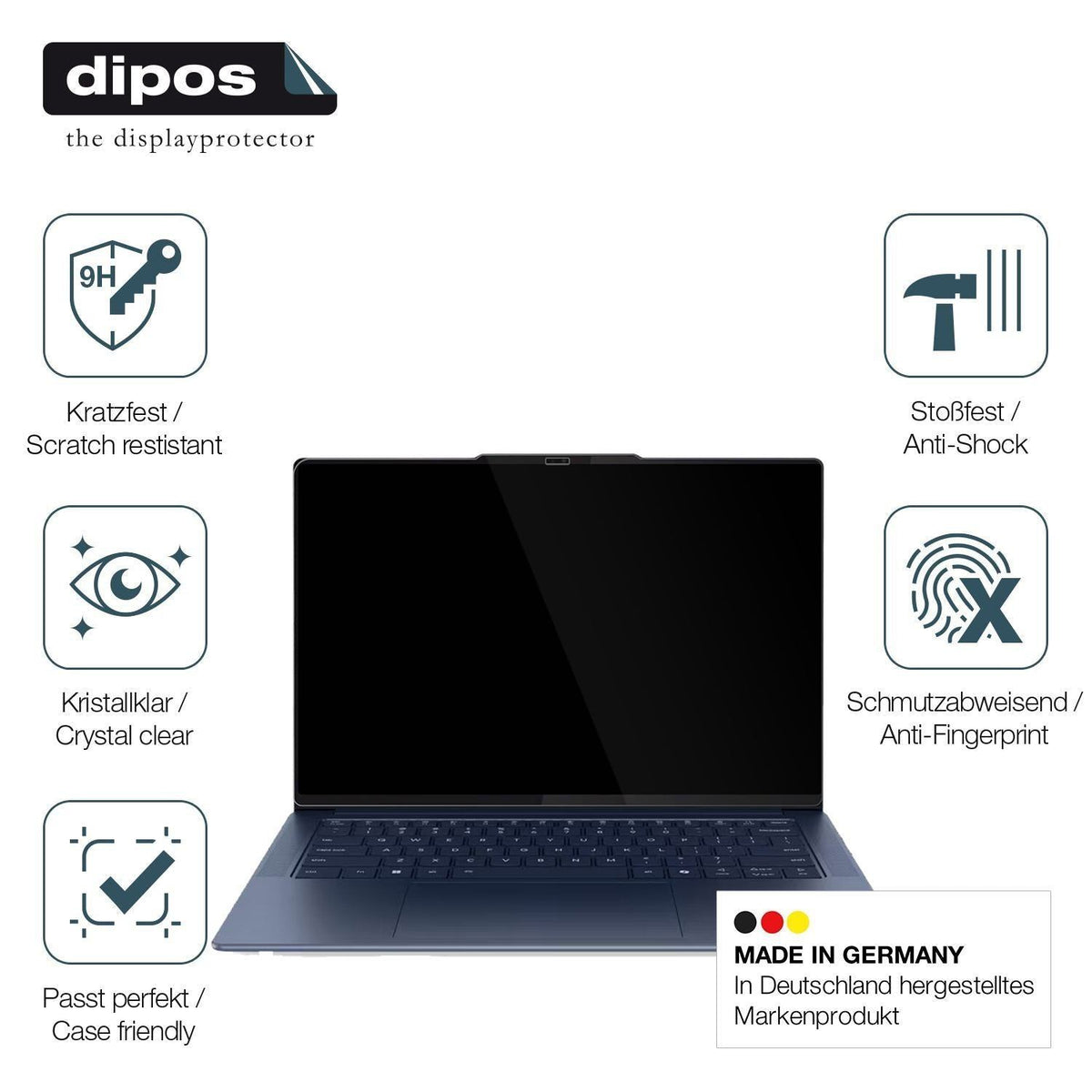 2x 9H Schutzfolie für Lenovo Yoga Slim 7 14Q8X9 Pa (8)