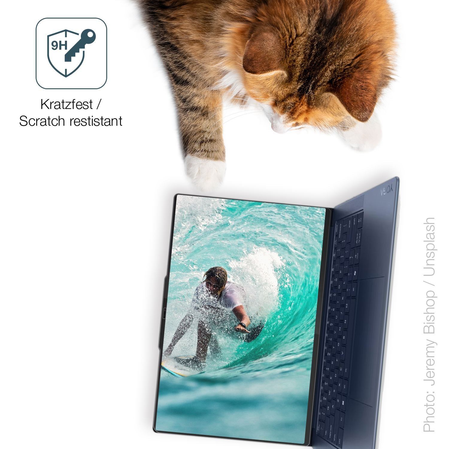 2x 9H Schutzfolie matt für Lenovo Yoga Slim 7 14Q8 (4)
