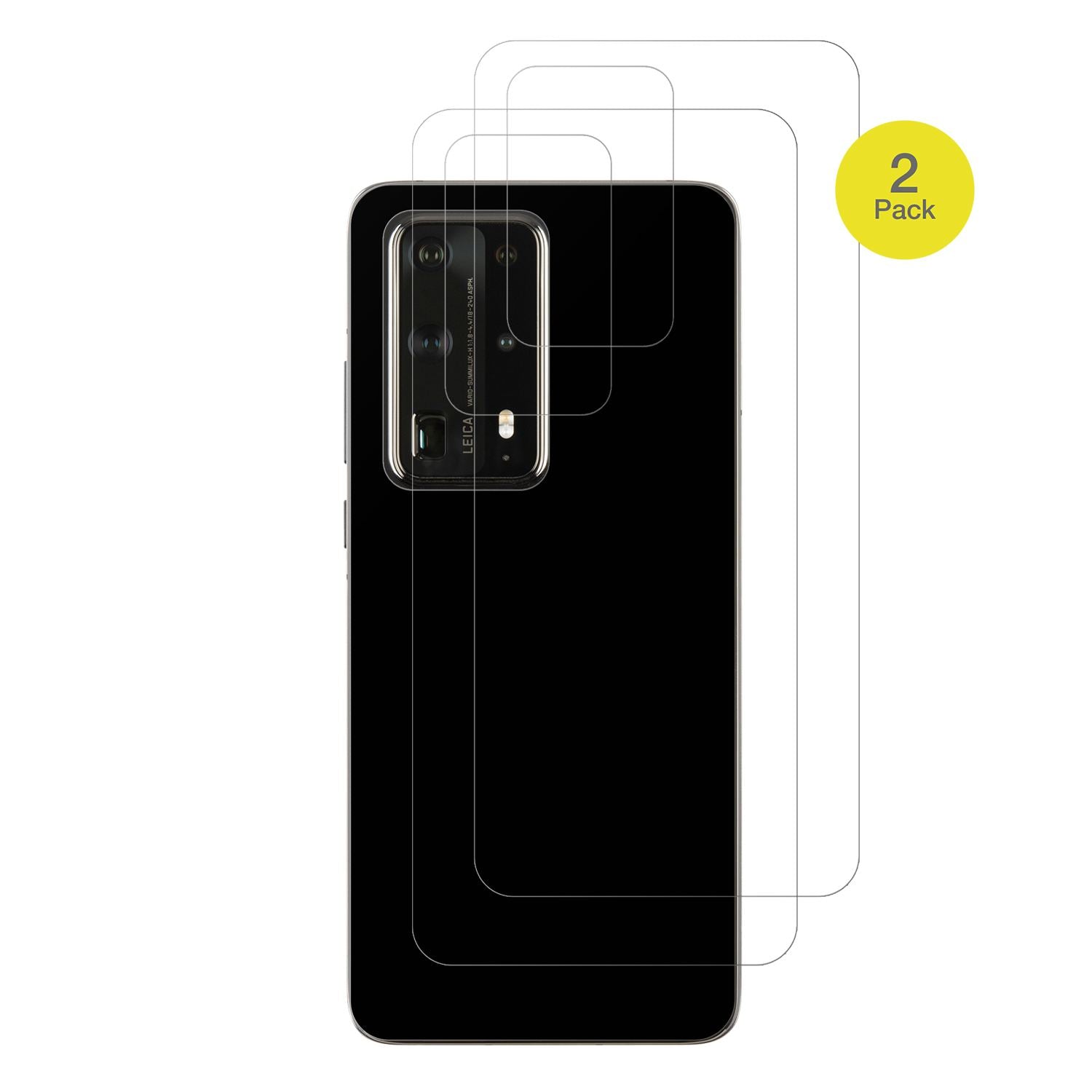 2x Full Cover Schutzfolie matt für Huawei P40 Pro  (2)