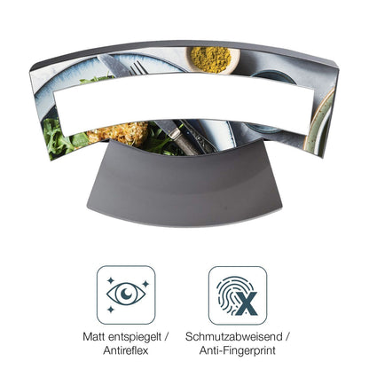 2x Schutzfolie matt für Jura J10 Tropfblech Displa (4)