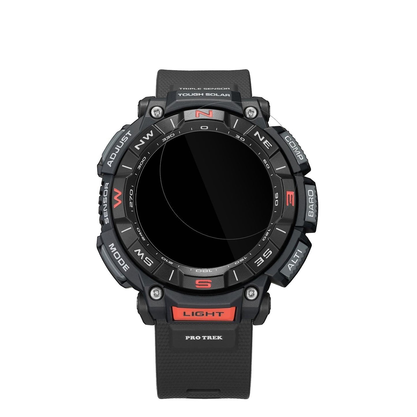 6x Schutzfolie klar für Casio Pro Trek PRG-340 Dis (2)
