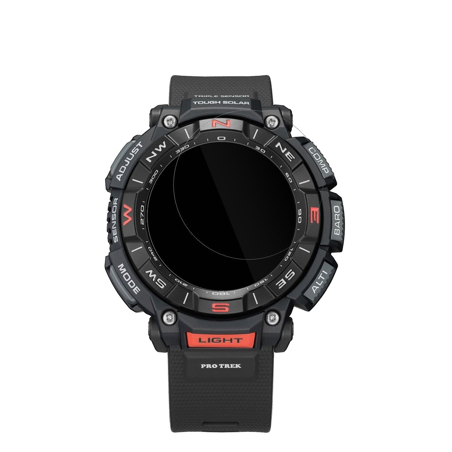 6x Schutzfolie klar für Casio Pro Trek PRG-340 Dis (2)