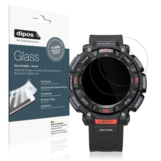 2x 9H Schutzfolie für Casio Pro Trek PRG-340 Panze (1)
