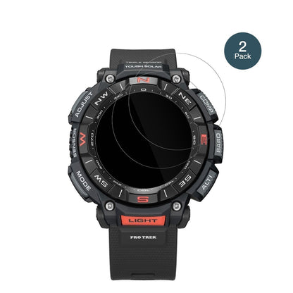 2x 9H Schutzfolie für Casio Pro Trek PRG-340 Panze (2)