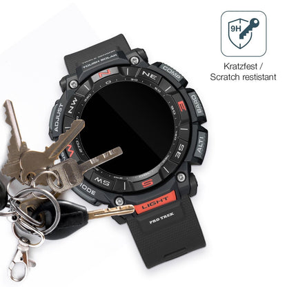 2x 9H Schutzfolie für Casio Pro Trek PRG-340 Panze (3)