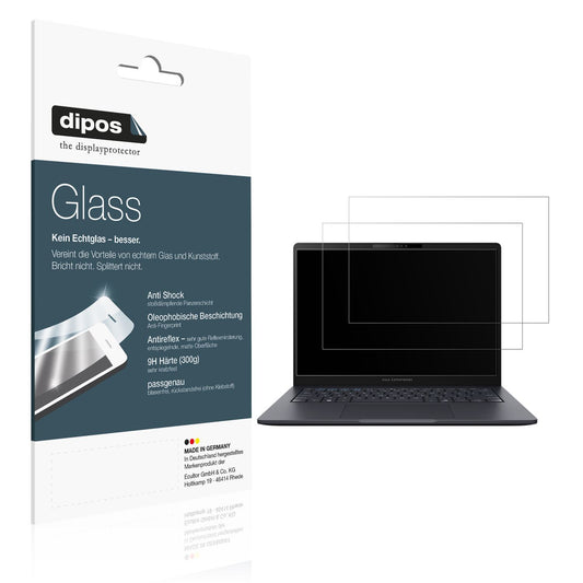 2x 9H Schutzfolie matt für Asus ExpertBook B3 B340 (1)