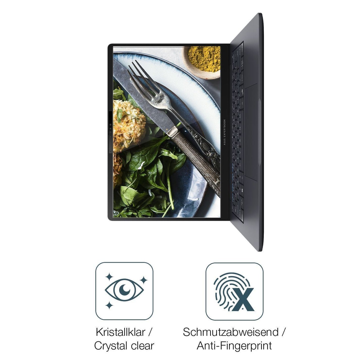 2x Schutzfolie klar für Asus ExpertBook B1 B1403 D (4)