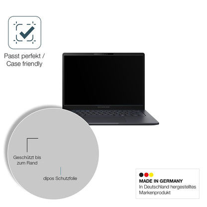 2x 9H Schutzfolie matt für Asus ExpertBook B1 B140 (6)