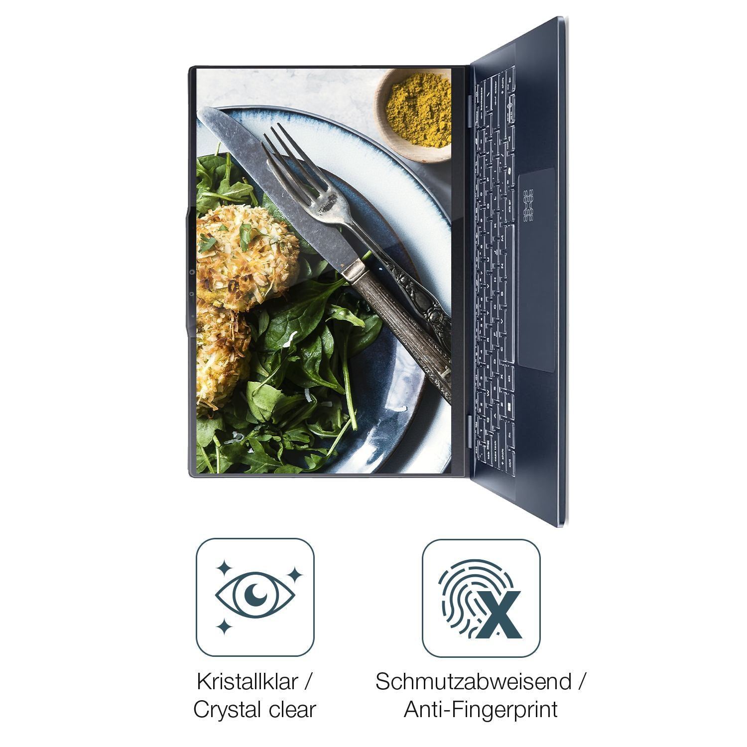 2x Schutzfolie klar für Acer Swift 16 AI Display-S (4)