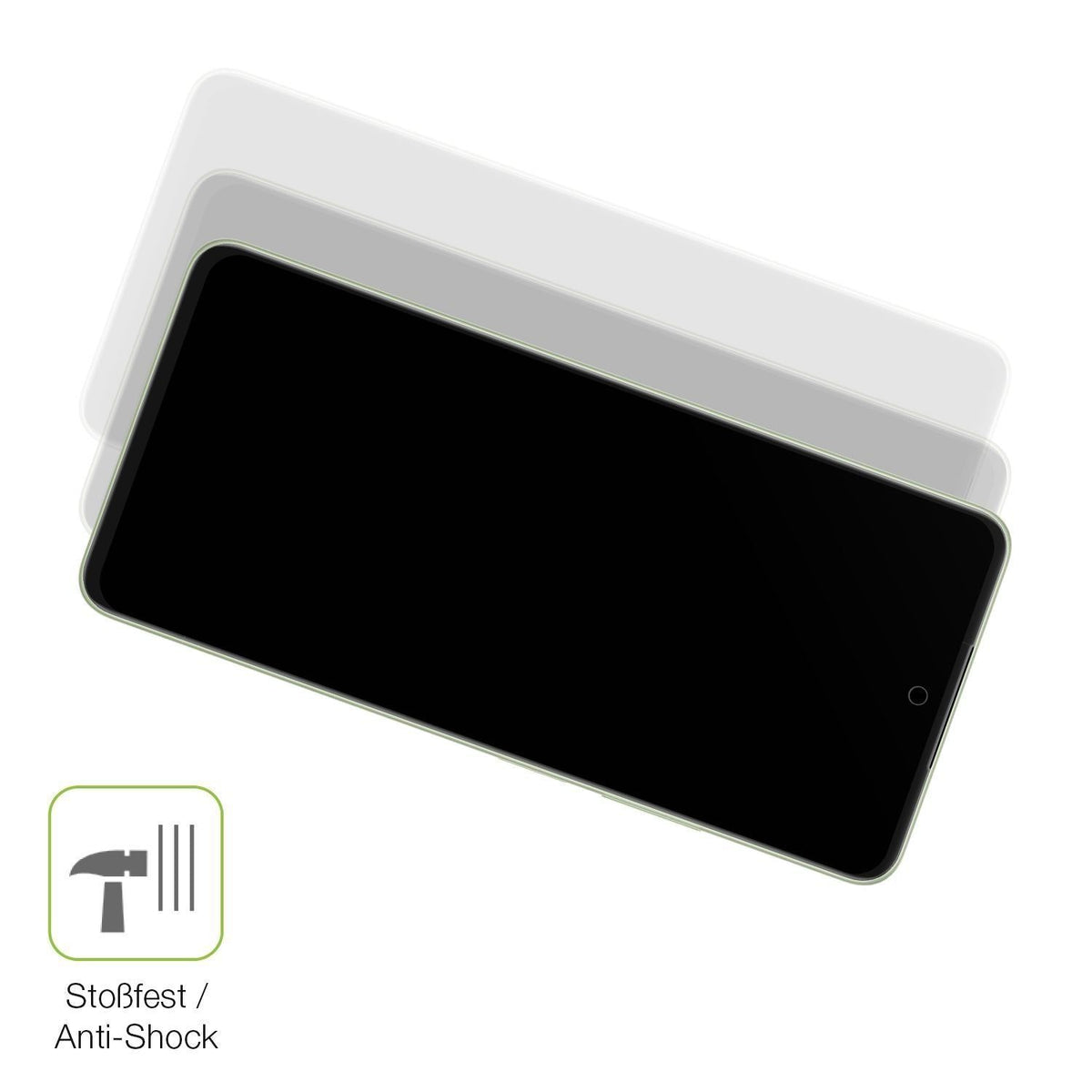 2x Full Cover Schutzfolie matt für Oppo A5 CPH2727 (4)