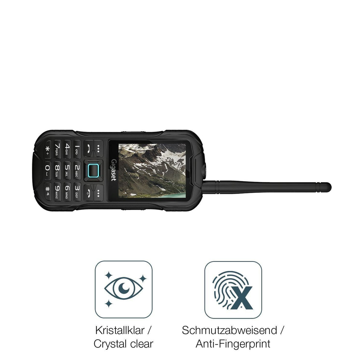 2x 9H Schutzfolie für Gigaset GLX8 Panzerfolie (5)
