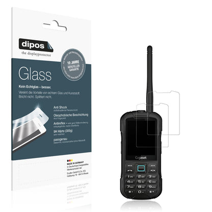 2x 9H Schutzfolie matt für Gigaset GLX8 Panzerfoli (1)
