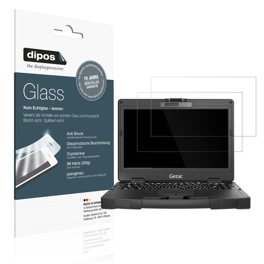 2x 9H Schutzfolie für Getac S410 G4 Panzerfolie (1)
