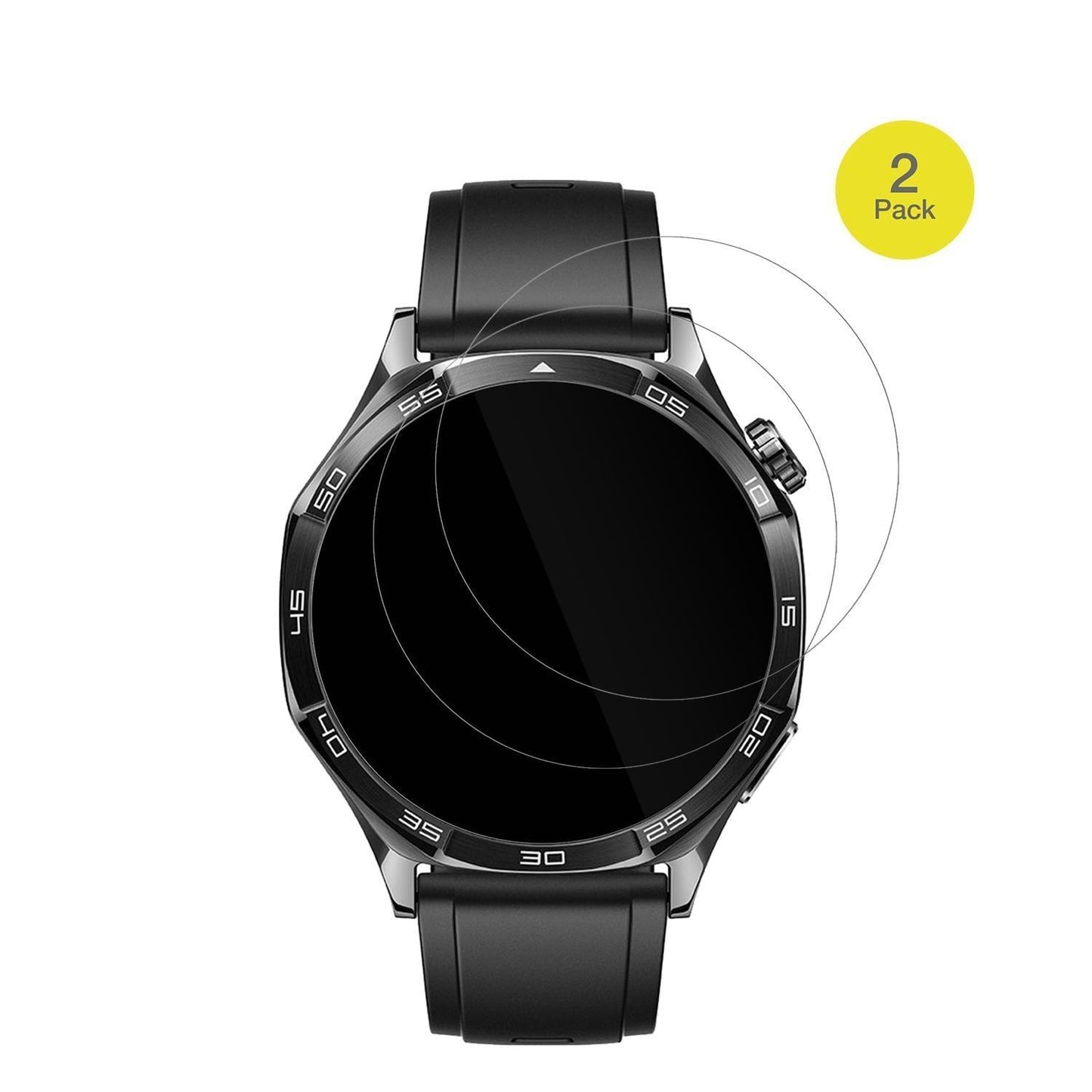 2x 3D Full Cover Schutzfolie für Huawei Watch 5 46 (2)