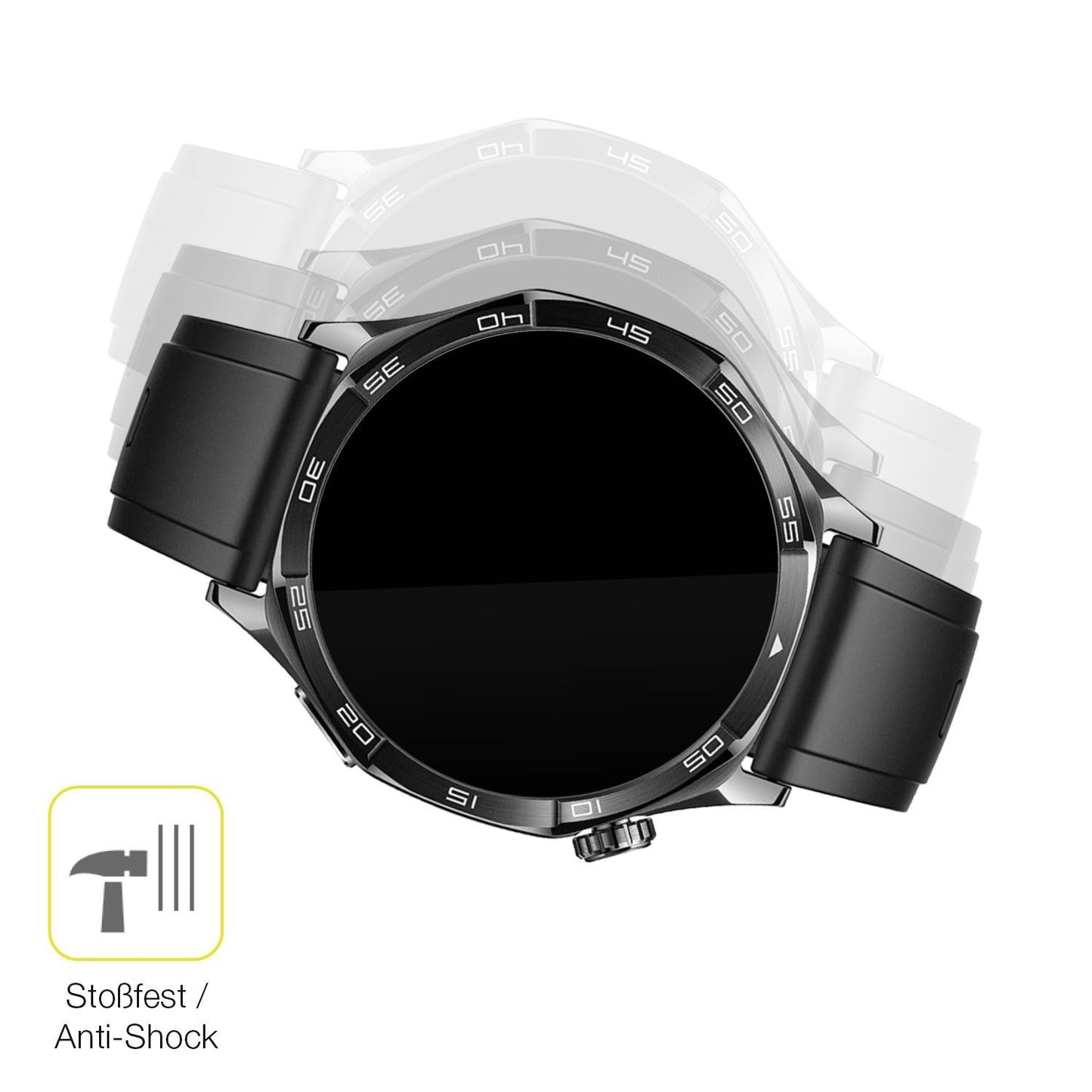 2x 3D Full Cover Schutzfolie für Huawei Watch 5 46 (4)