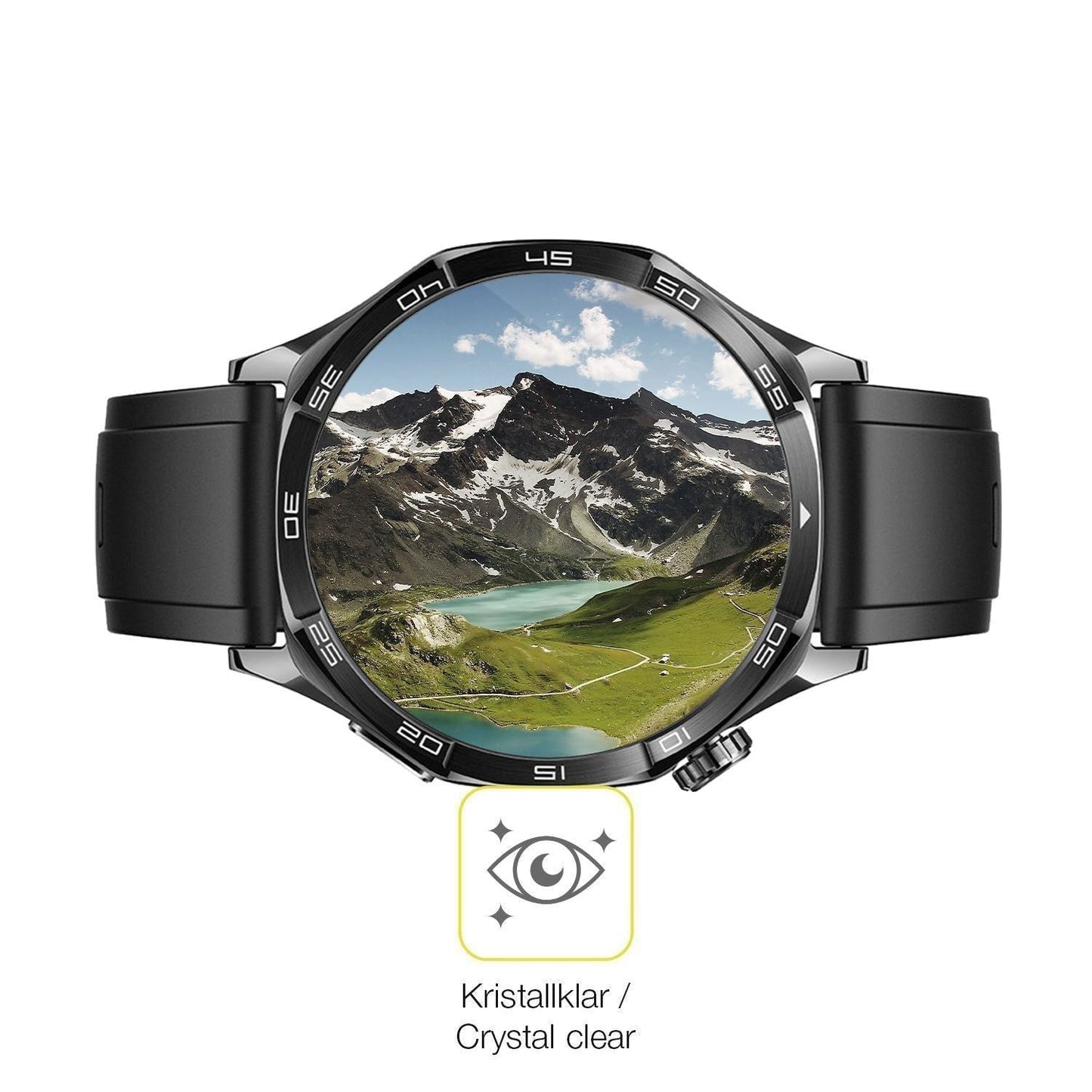 2x 3D Full Cover Schutzfolie für Huawei Watch 5 46 (5)