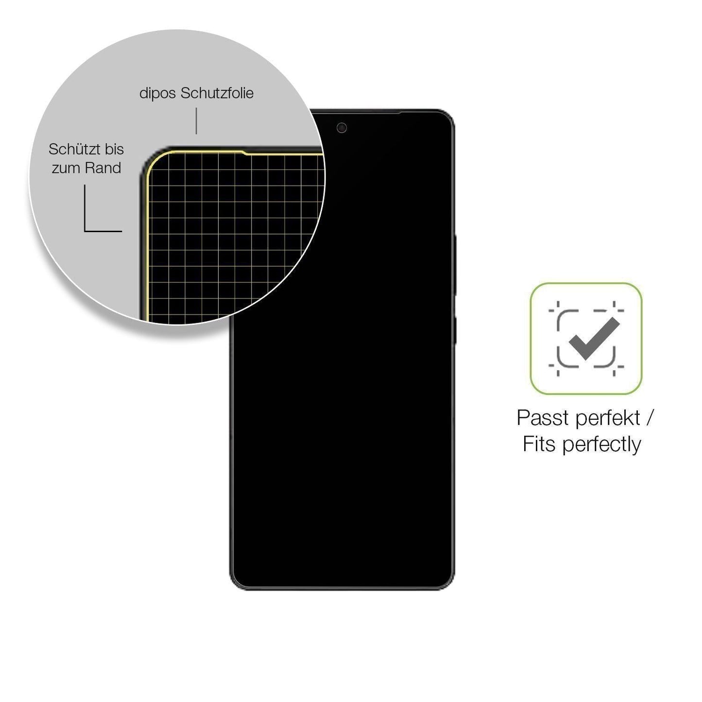 2x Full Cover Schutzfolie matt für Asus Rog Phone  (7)