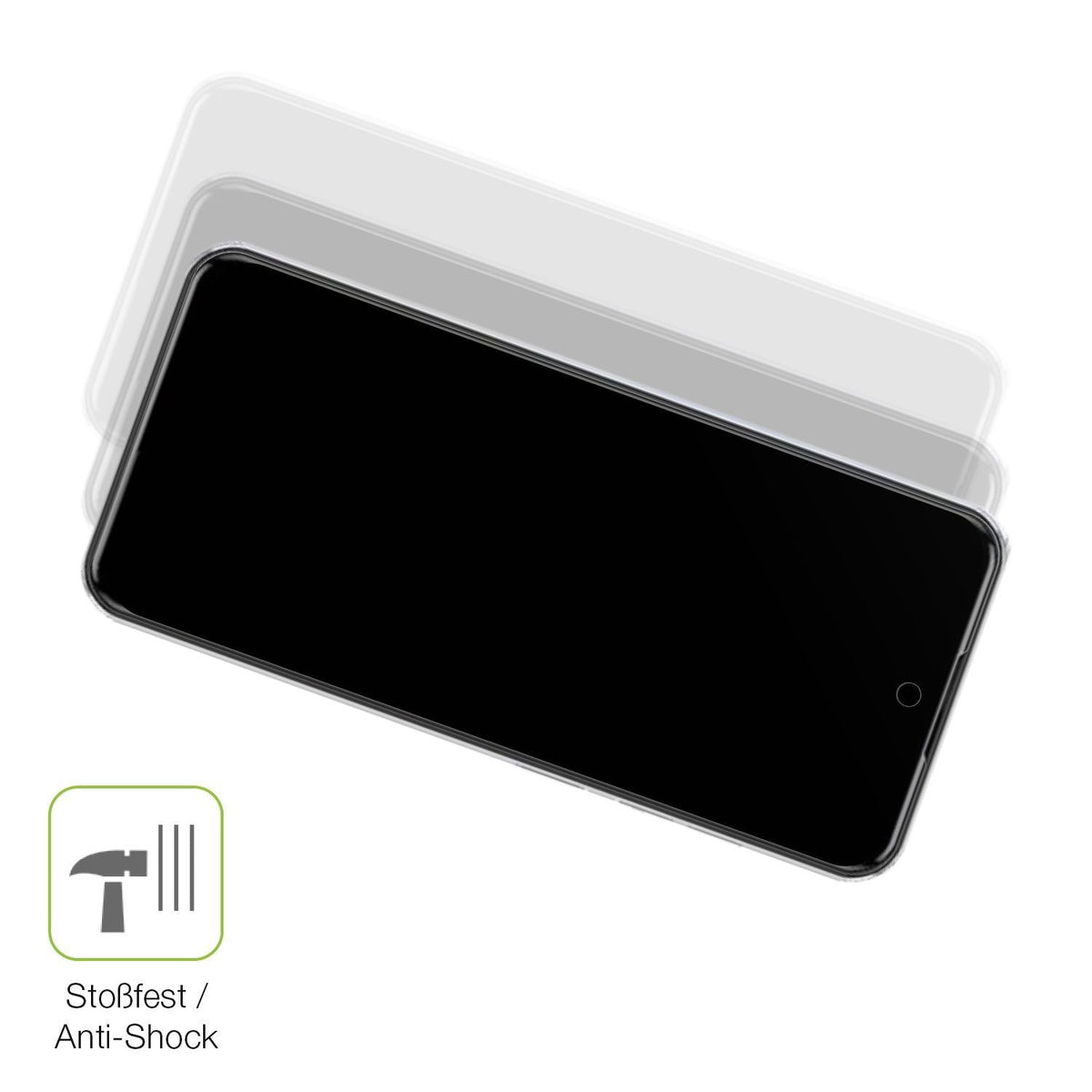 2x Full Cover Schutzfolie matt für Meizu mBlu 22 (4)