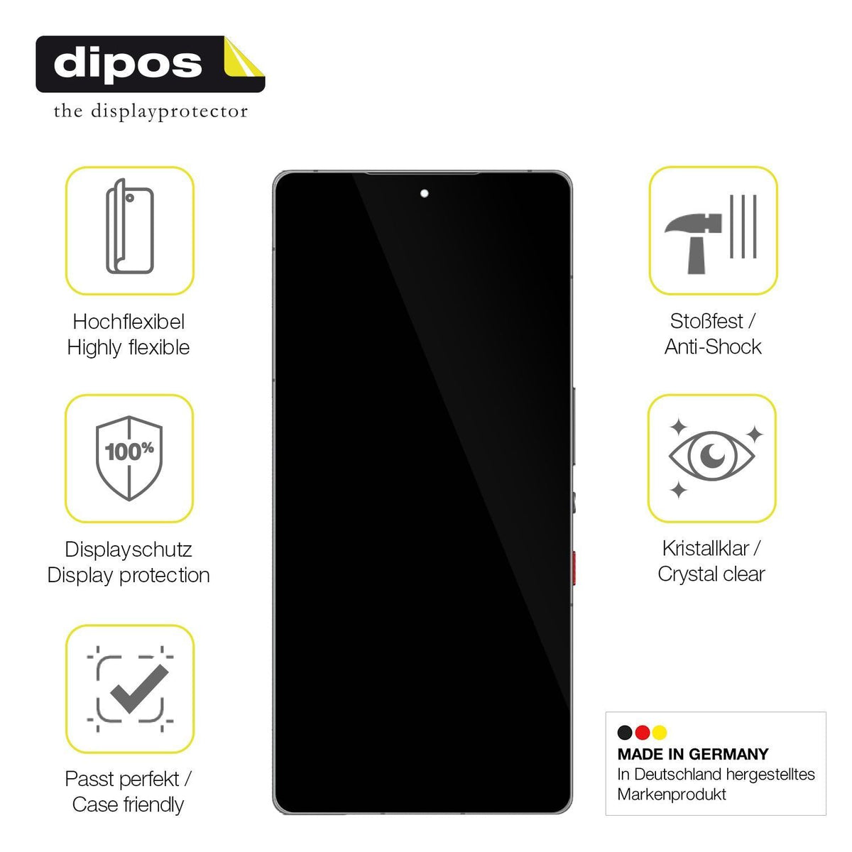 2x 3D Full Cover Schutzfolie für ZTE Nubia Red Mag (7)