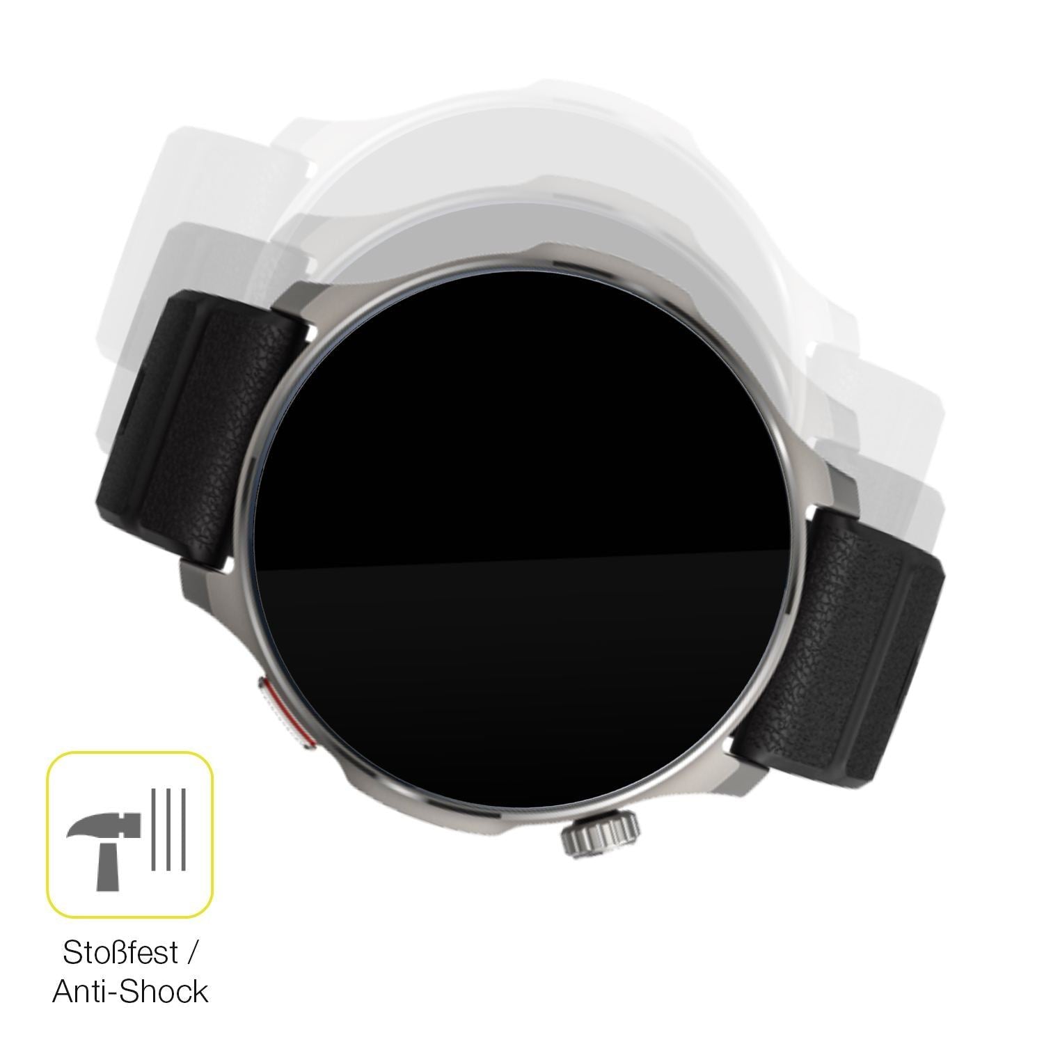 Displayschutzfolie passend für Amazfit Balance 2 (4)