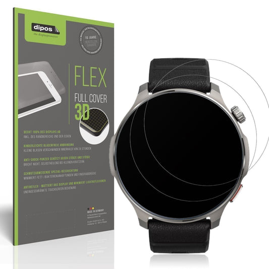 2x Full Cover Schutzfolie matt für Huami Amazfit B (1)