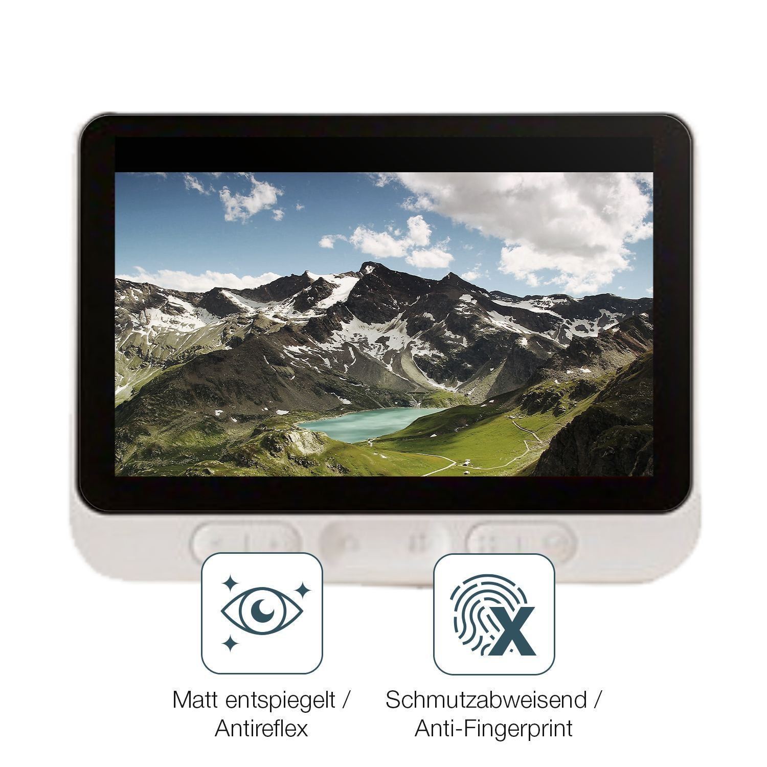 4x Schutzfolie matt für BEAVERLAB Mikroskop 4 Zoll (4)