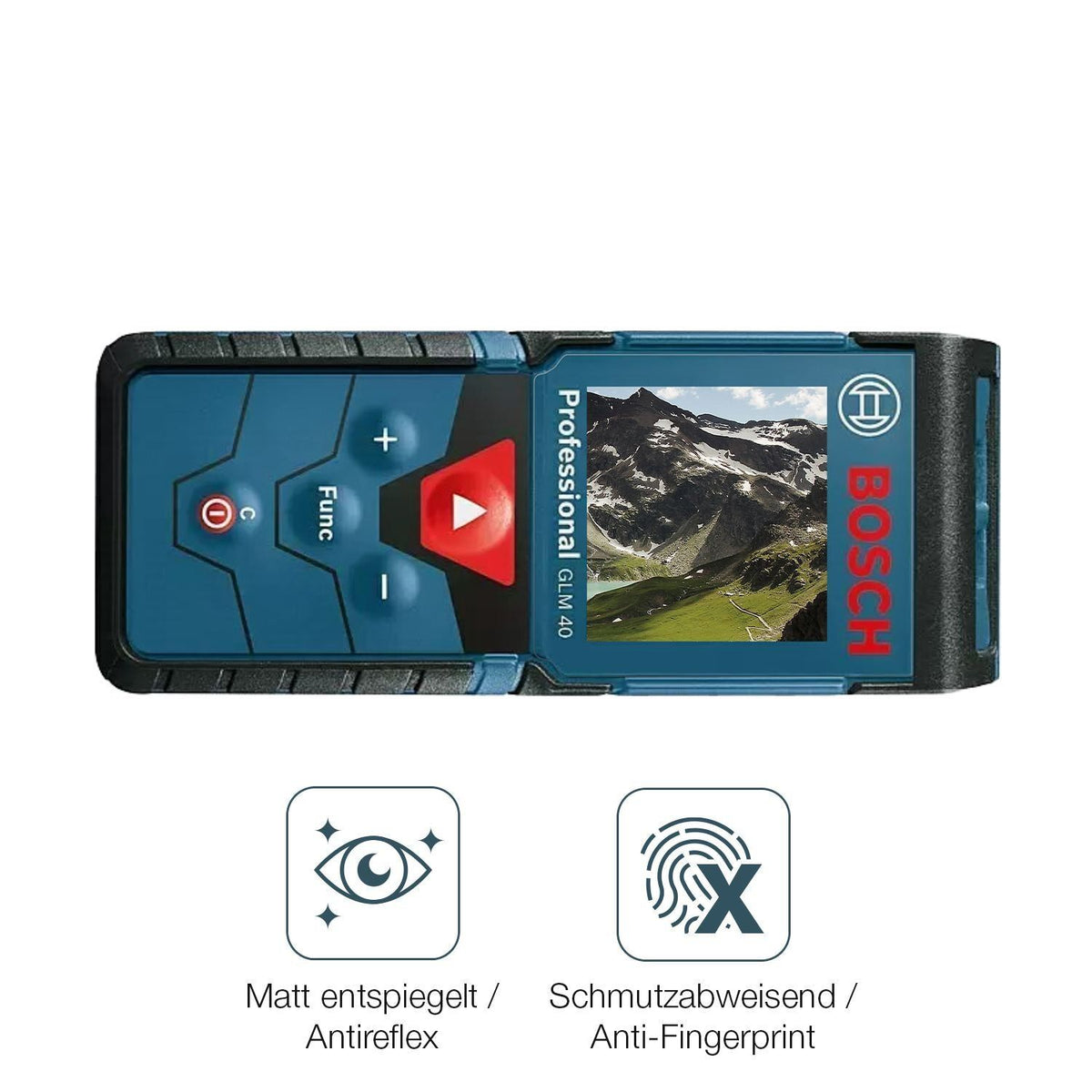4x Schutzfolie matt für Bosch Professional Laser G (4)