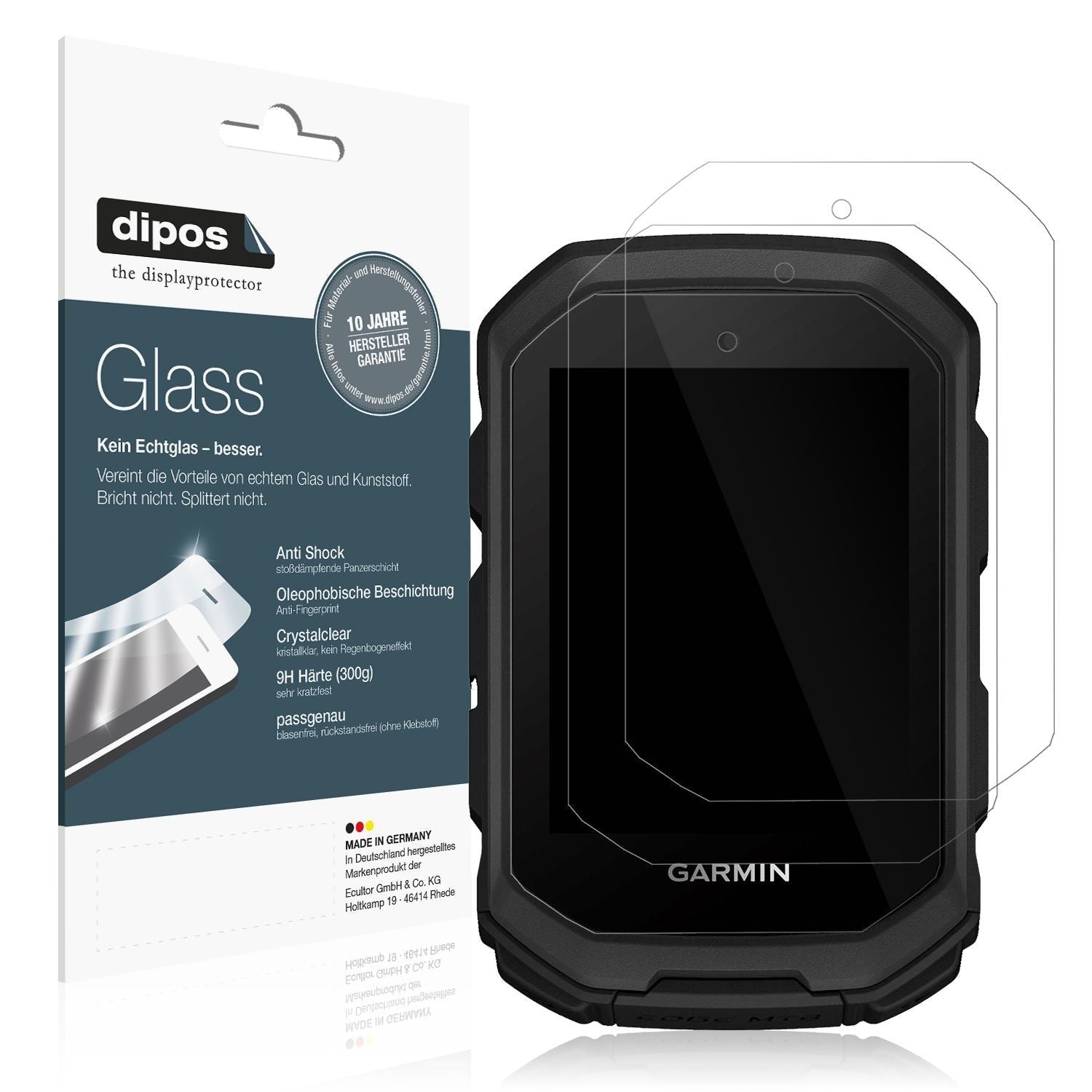 2x 9H Schutzfolie für Garmin Edge MTB Panzerfolie (1)