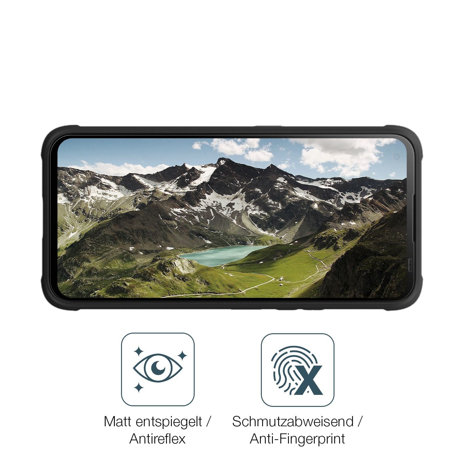 2x 9H Schutzfolie matt für Hammer Blade V 5G Panze (5)