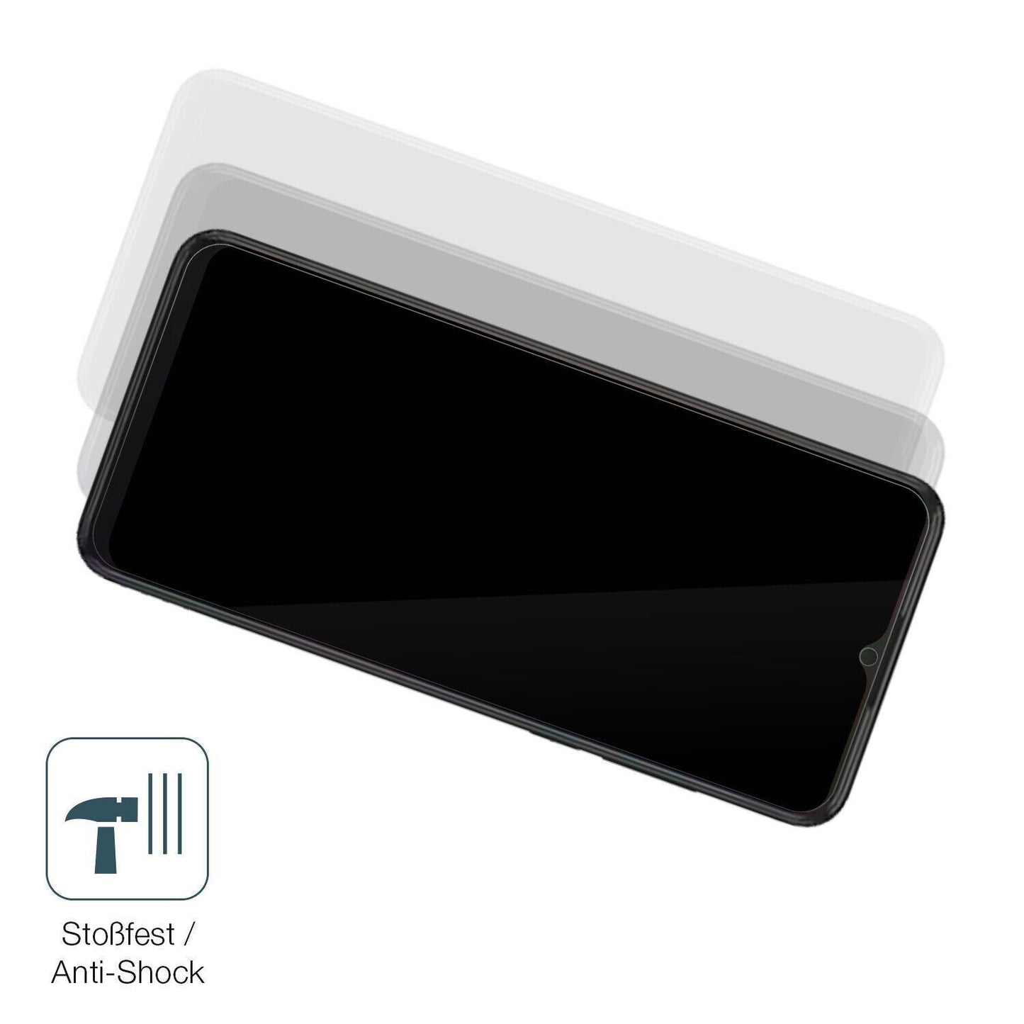 1x 9H Schutzfolie für SHARP Aquos V6 Plus Panzerfo (4)