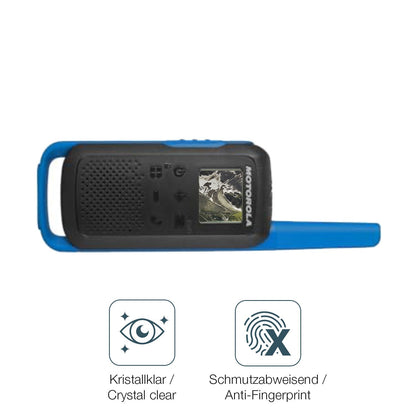 4x Schutzfolie klar für Motorola Talkabout T62 PMR (4)