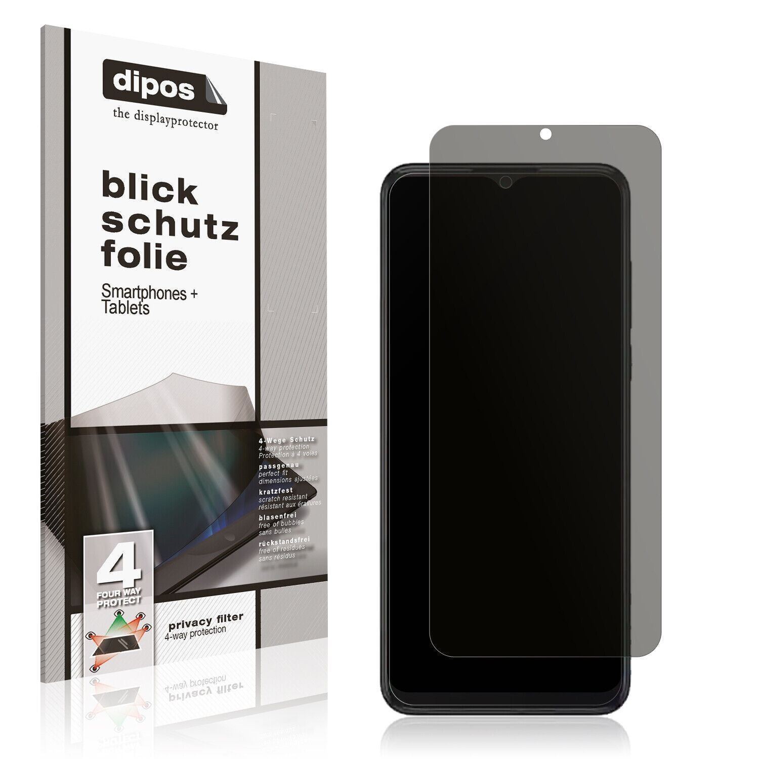 Blickschutzfolie für SHARP Aquos V6 Plus matt Schu (1)
