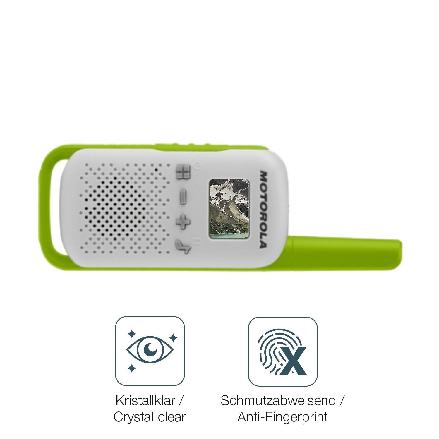 4x Schutzfolie klar für Motorola Talkabout T42 PMR (4)