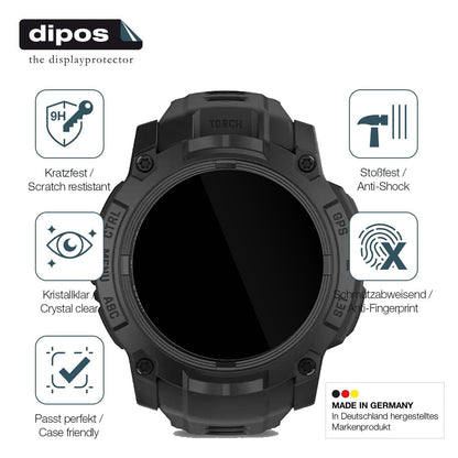 2x 9H Schutzfolie für Garmin Instinct 3 AMOLED Tac (7)