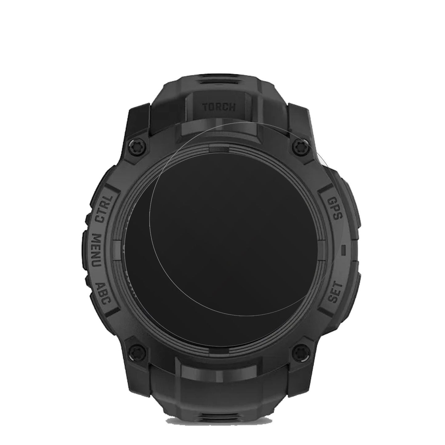 6x Schutzfolie matt für Garmin Instinct 3 Solar Ta (2)