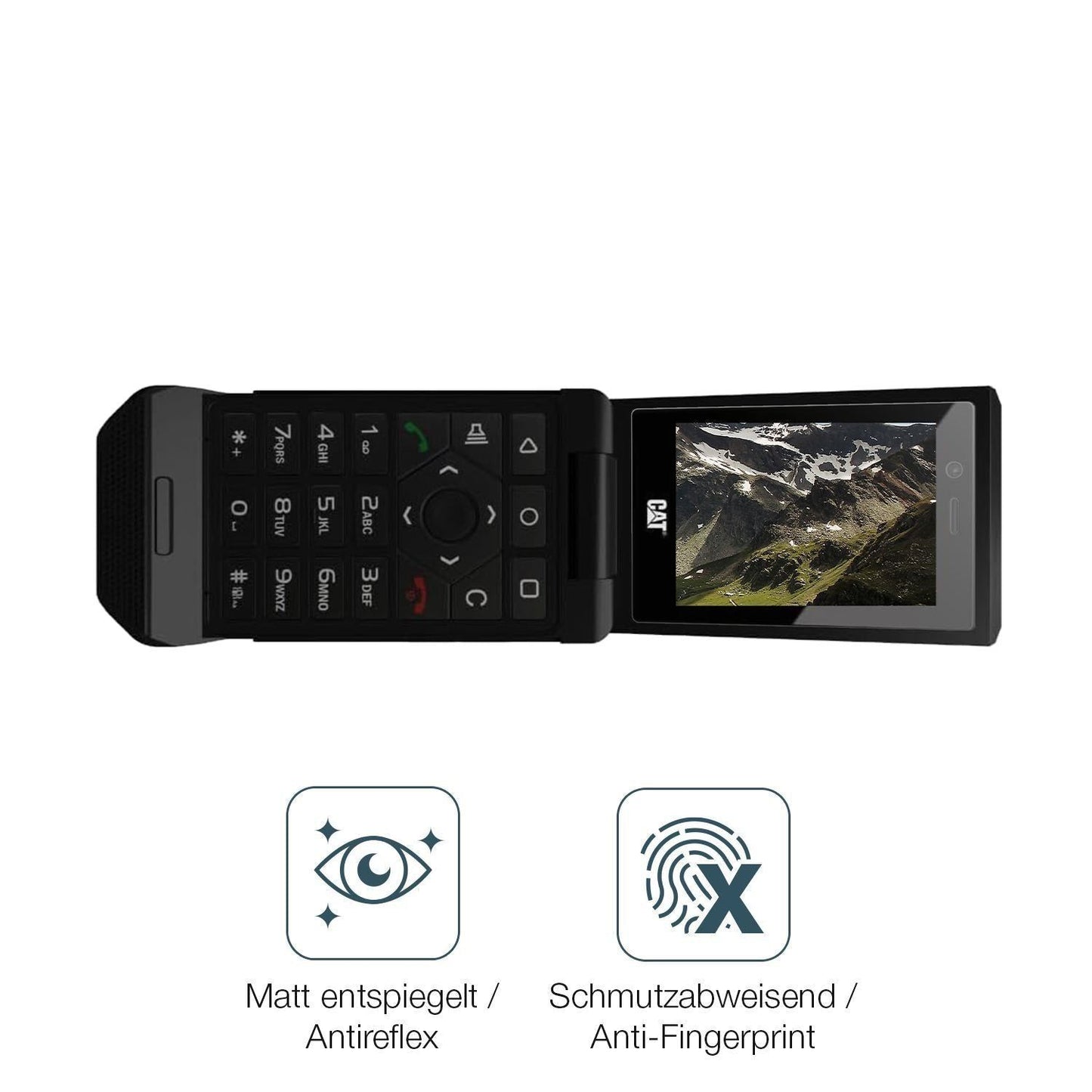 6x Schutzfolie matt für Catgiff A22 Display-Schutz (4)