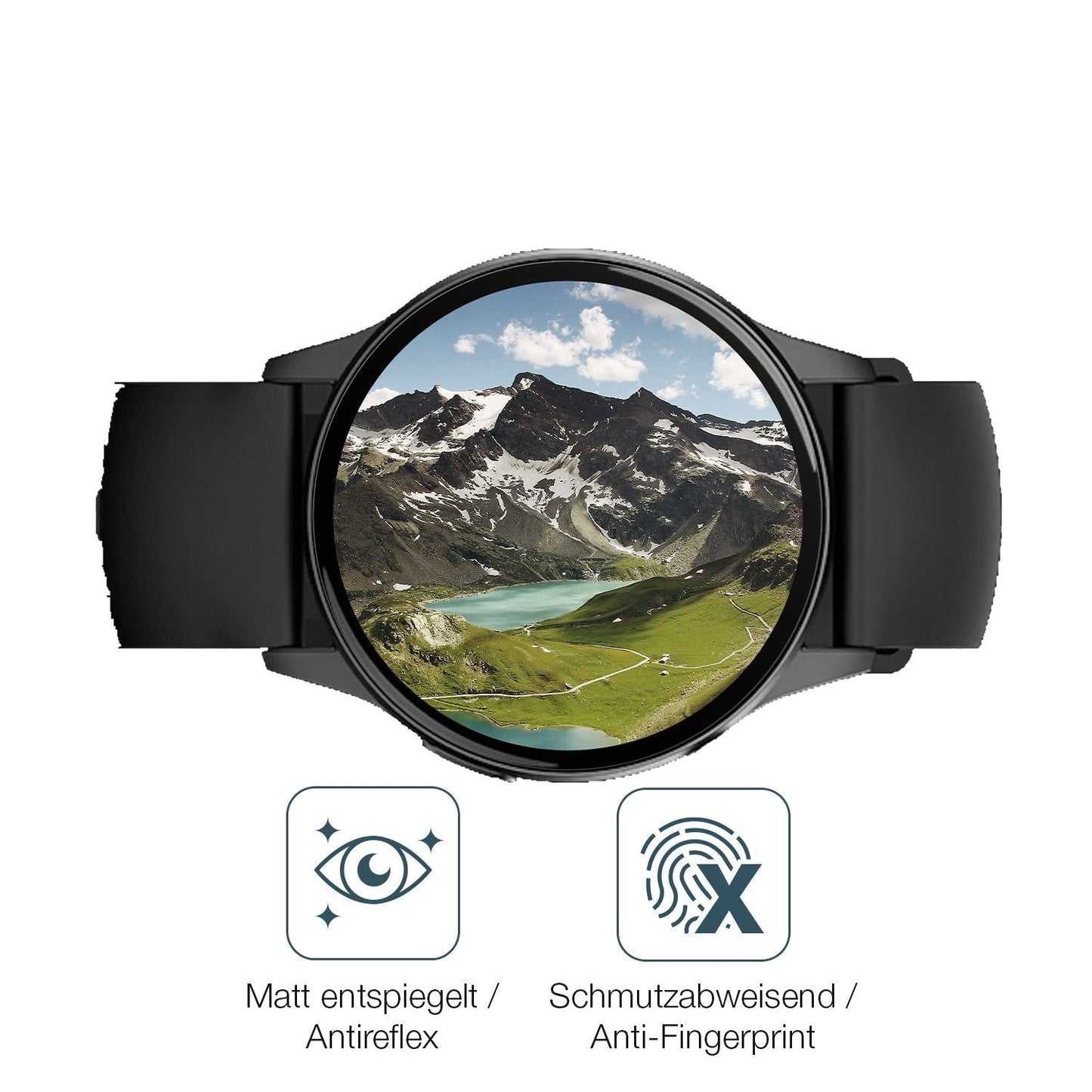 6x Schutzfolie matt für 360Grad FITSmartWatch LIGH (4)