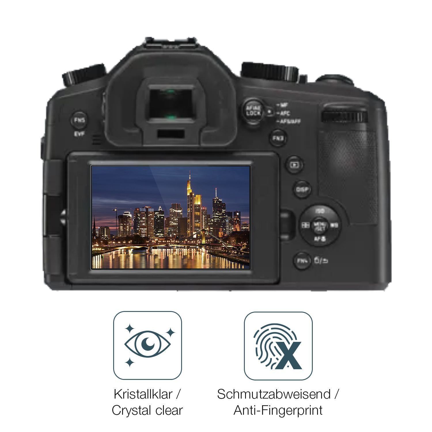 4x Schutzfolie klar für Leica V-Lux Typ 114 Displa (4)