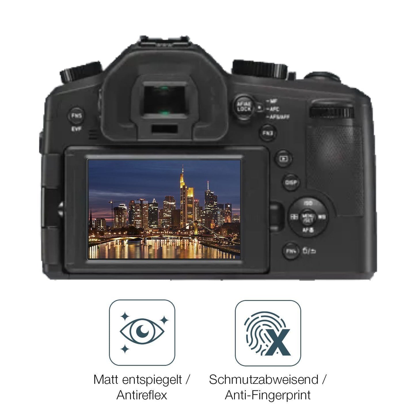 2x 9H Schutzfolie matt für Leica V-Lux Typ 114 Pan (5)