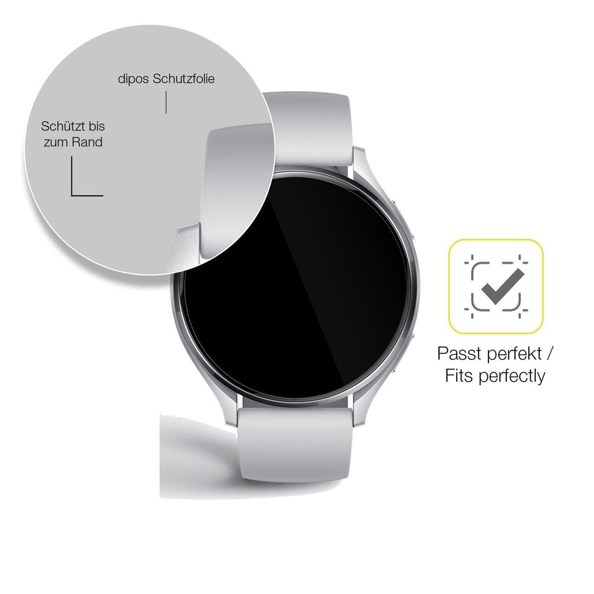 2x 3D Full Cover Schutzfolie für Xiaomi Watch 2 (6)