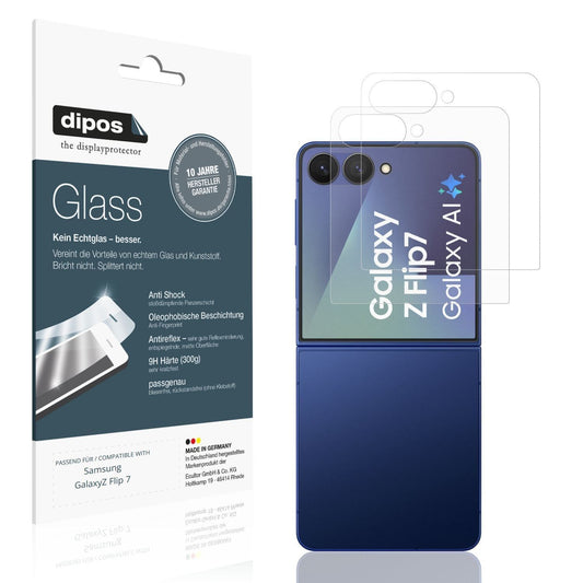 2x 9H Schutzfolie matt für Samsung Galaxy Z Flip7  (2)