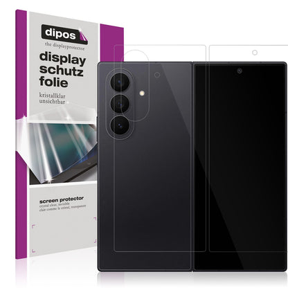 4x Schutzfolie klar für Samsung Galaxy Z Fold7 Aus (1)