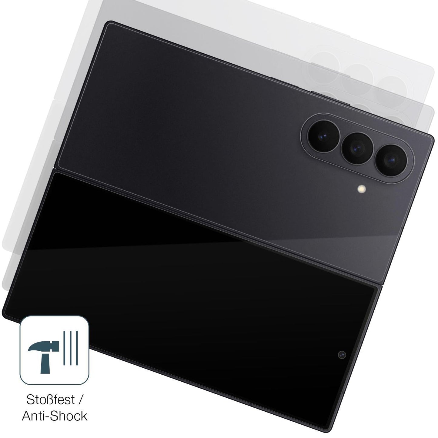 2x 9H Schutzfolie für Samsung Galaxy Z Fold7 Ausse (4)