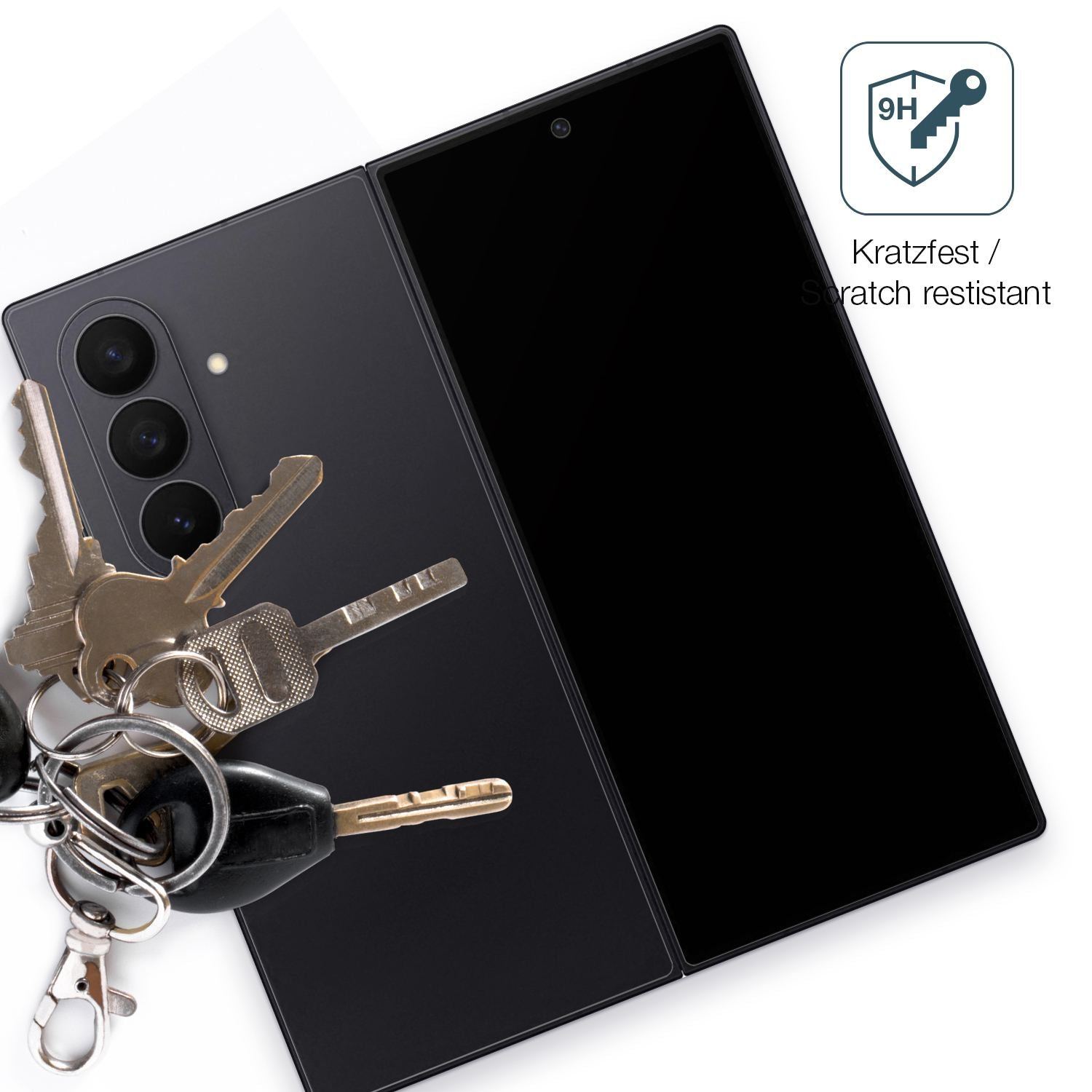 2x 9H Schutzfolie matt für Samsung Galaxy Z Fold7  (3)