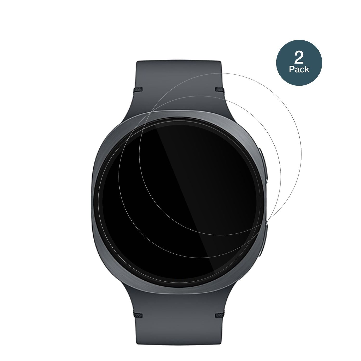 2x 9H Schutzfolie für Samsung Galaxy Watch8 44mm P (2)