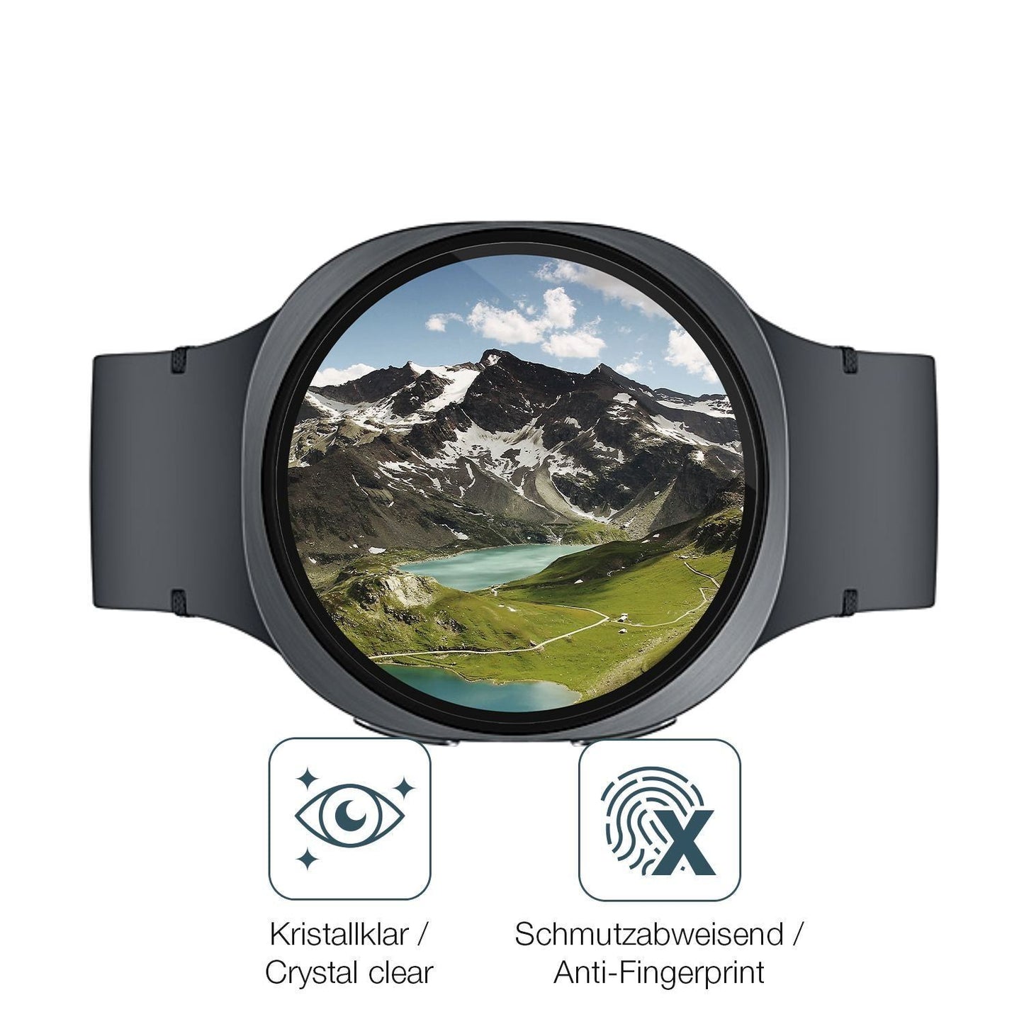 2x 9H Schutzfolie für Samsung Galaxy Watch8 44mm P (5)