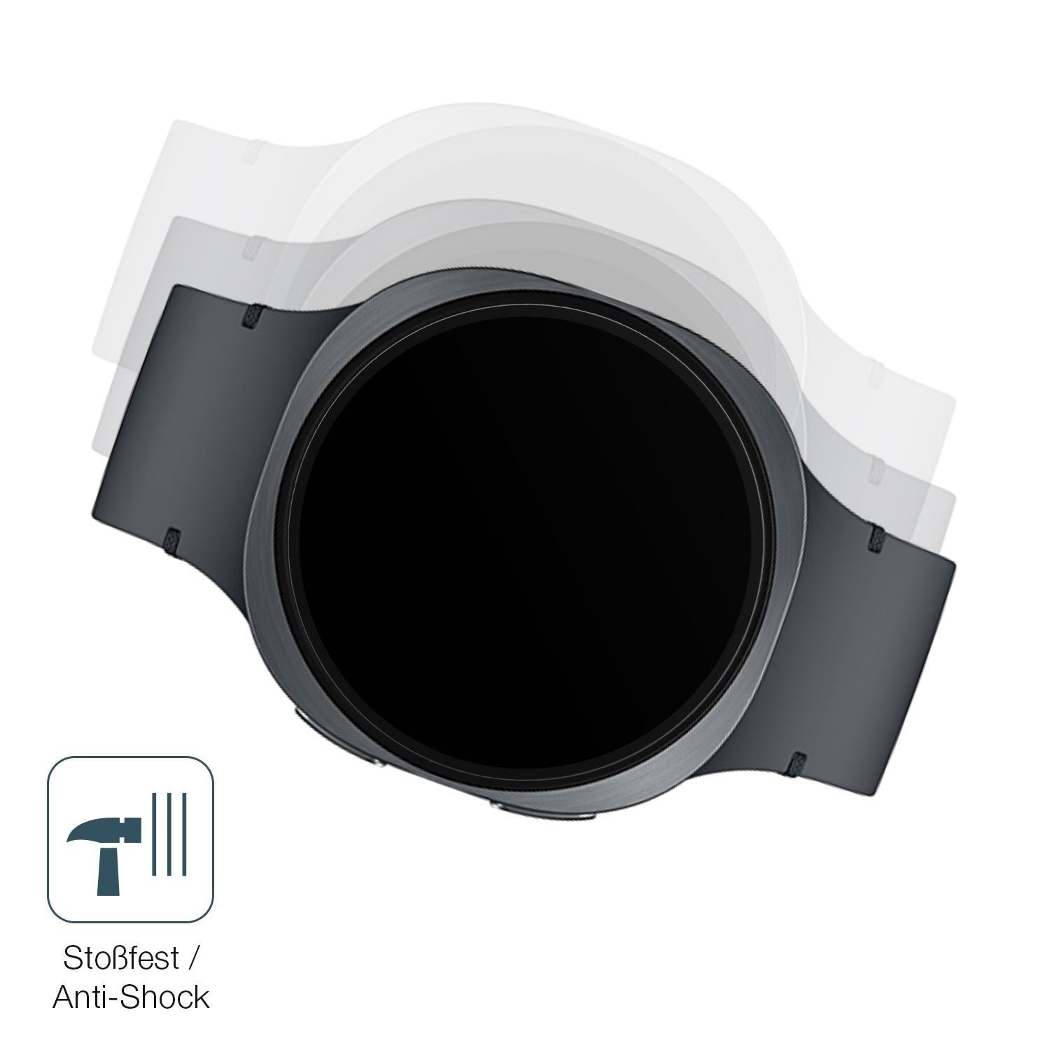 2x 9H Schutzfolie matt für Samsung Galaxy Watch8 4 (4)