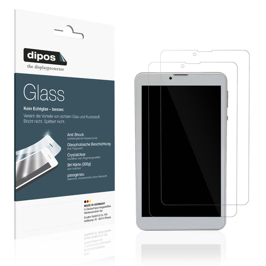 2x 9H Schutzfolie für Garsent 7 Zoll Tablet Panzer (1)
