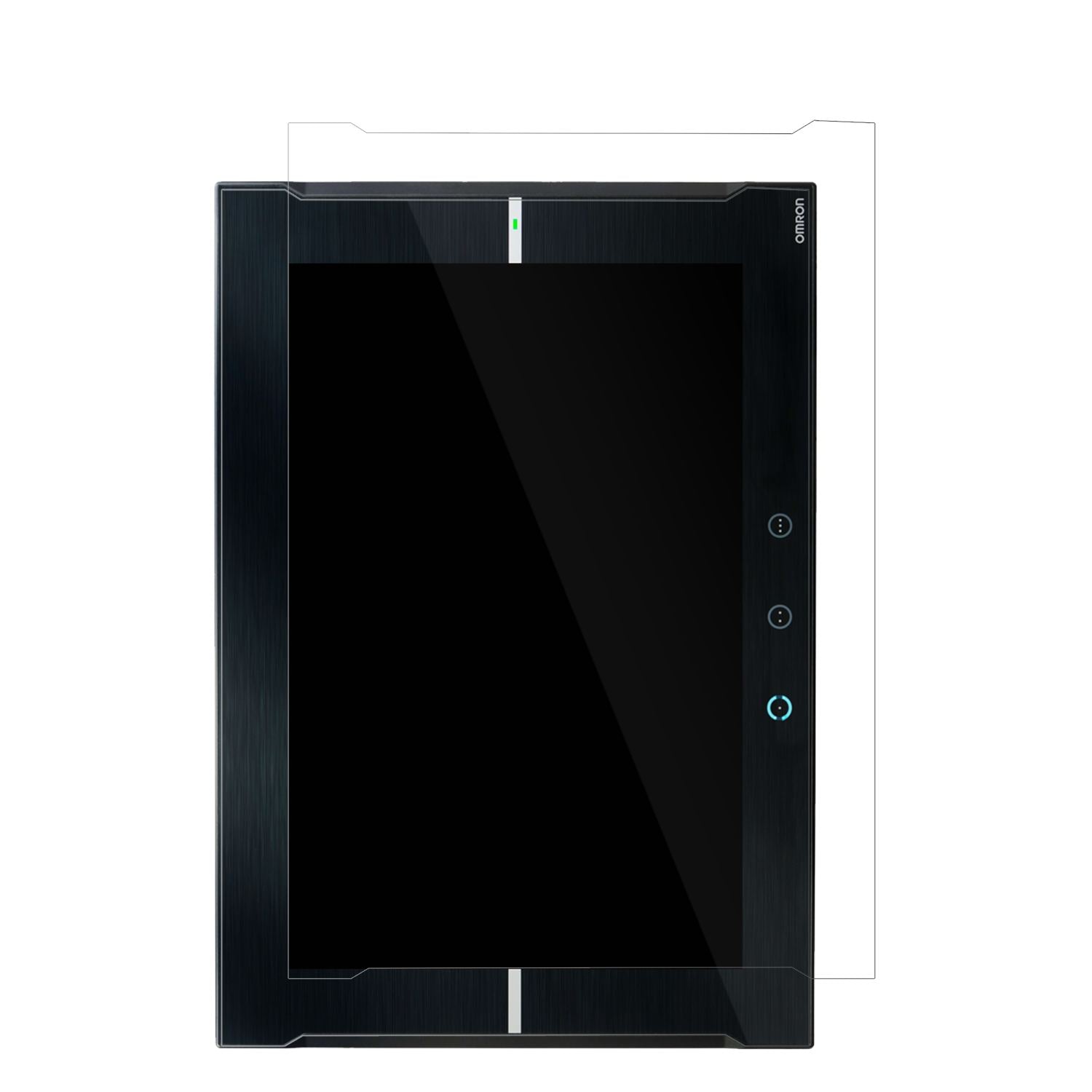 2x Schutzfolie klar für Omron Na5-15W101B-V1 Displ (2)
