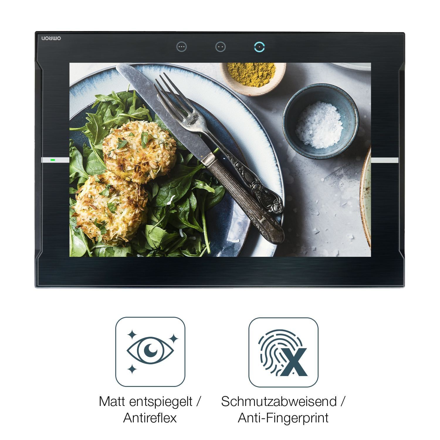 2x 9H Schutzfolie matt für Omron Na5-15W101B-V1 Pa (5)